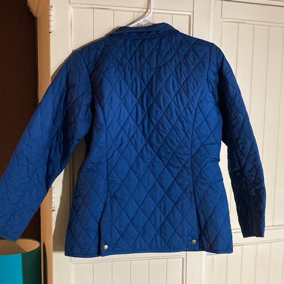 Girls Lands End Quilted Barn Jacket size Med (10-12) - Picture 6 of 7